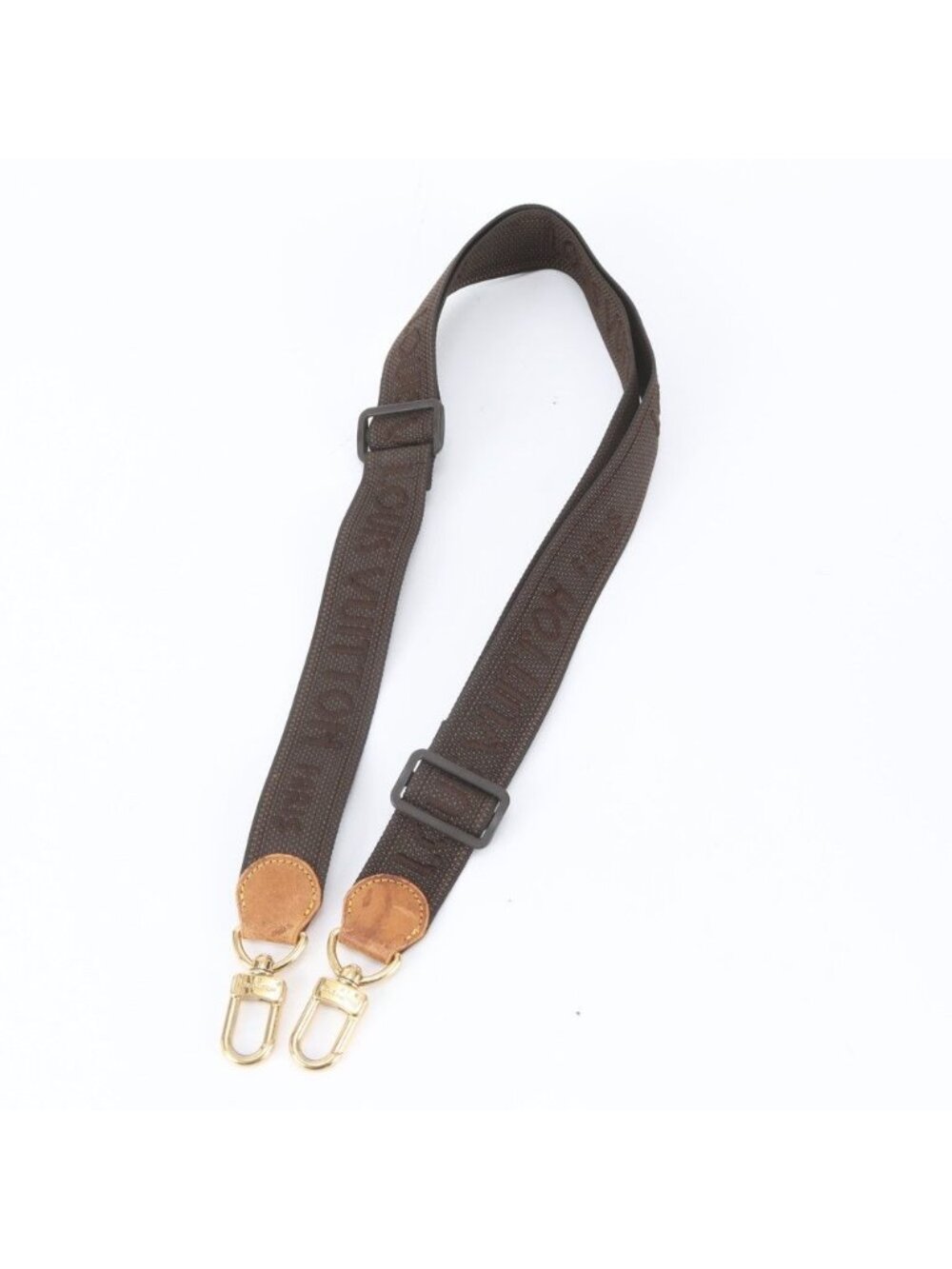 Louis Vuitton Bag Leather Canvas Shoulder Strap